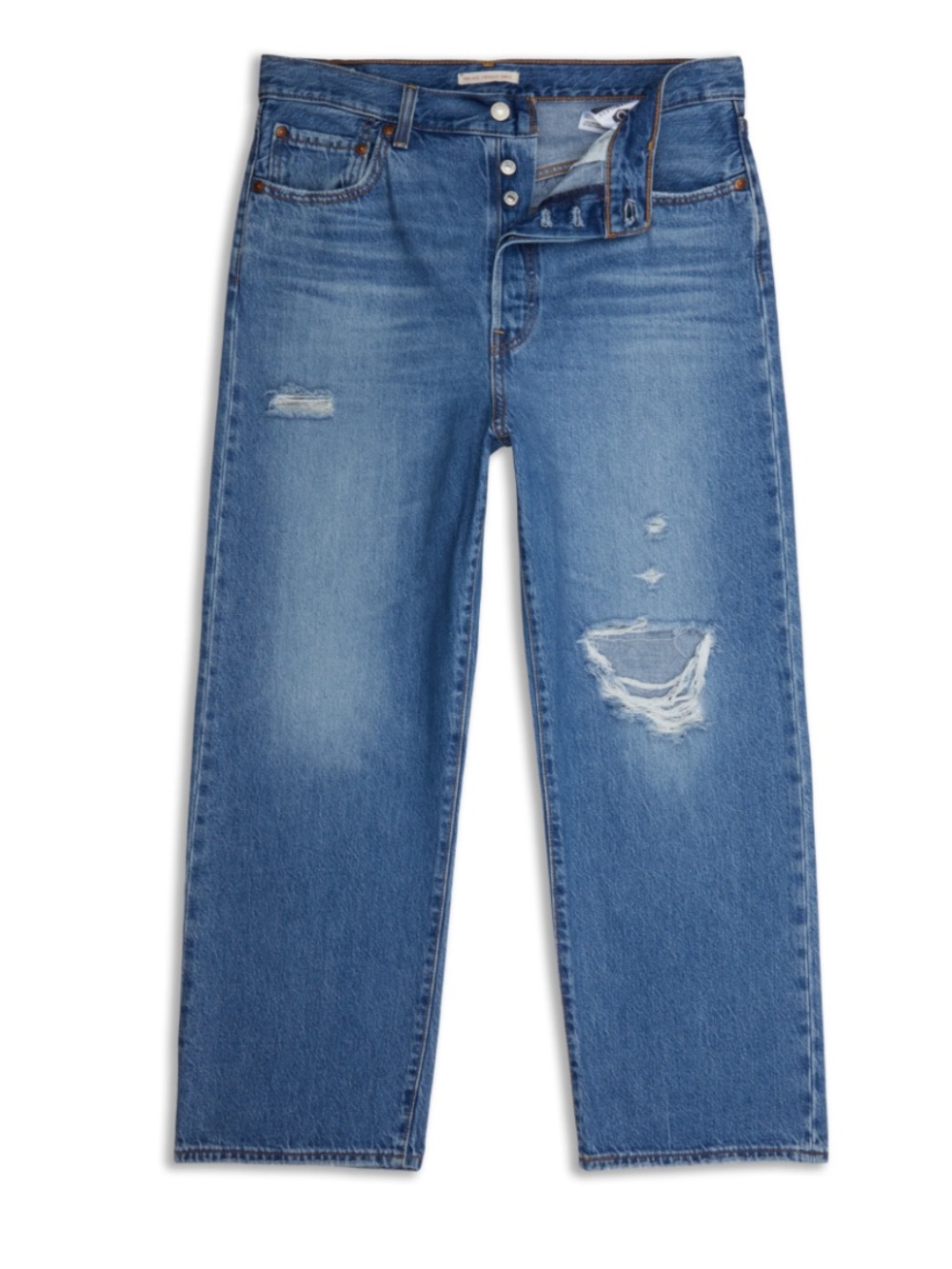Levi’s 26 ribcage straight High-Rise Straight Leg Jeans in Blue